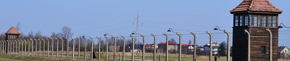 Birkenau et Oświęcim à l'arrière-plan (photo Louise Macé - mars 2011)